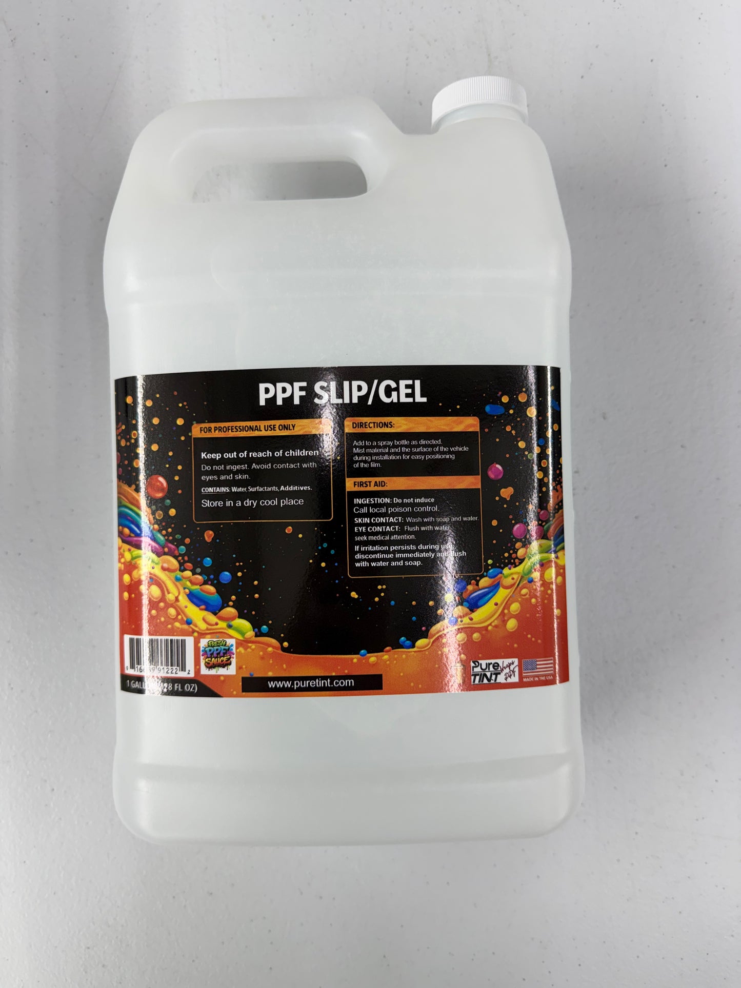 Fresh PPF Sauce - Paint Protection Film Installation Gel - Helps maintain moisture during installs - 1 Gallon