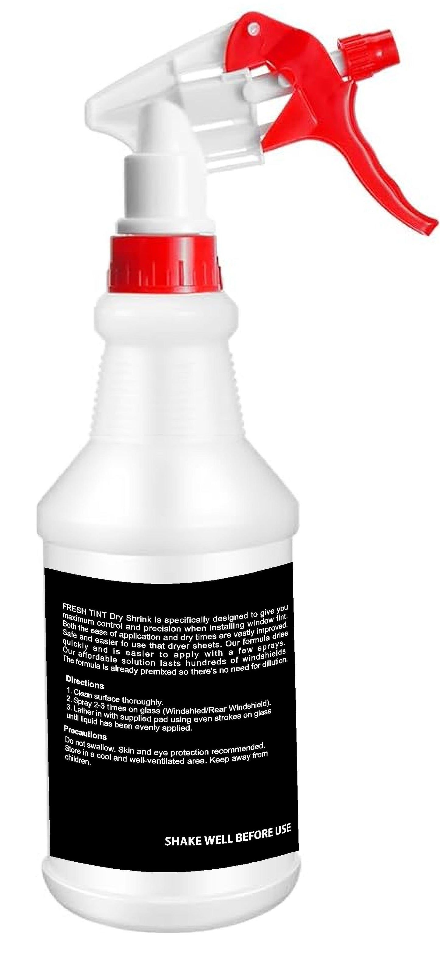 Fresh Tint Dry Shrink - Window Film dry shrinking installation solution - Quicker and cleaner than dryer sheets