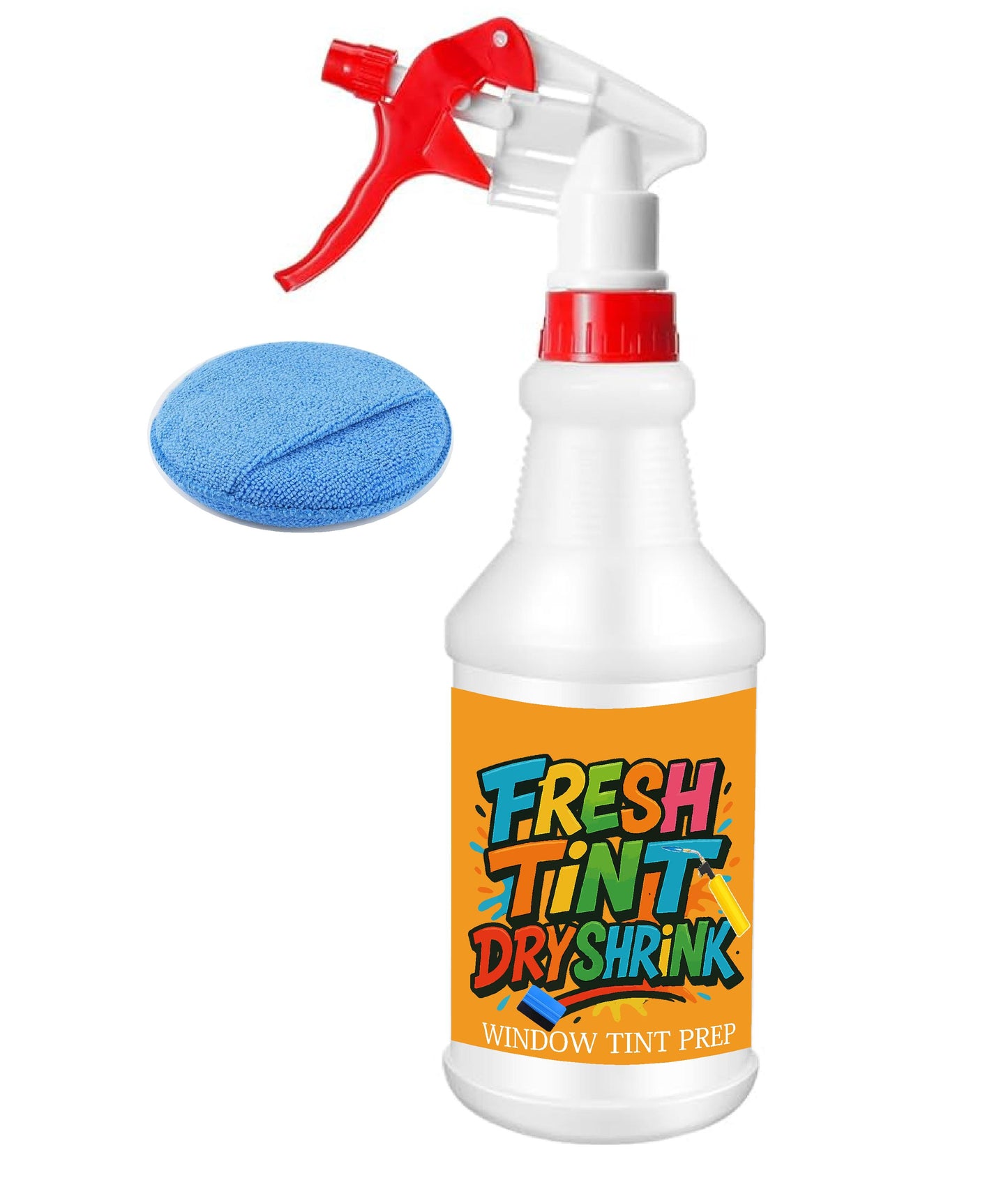 Fresh Tint Dry Shrink - Window Film dry shrinking installation solution - Quicker and cleaner than dryer sheets