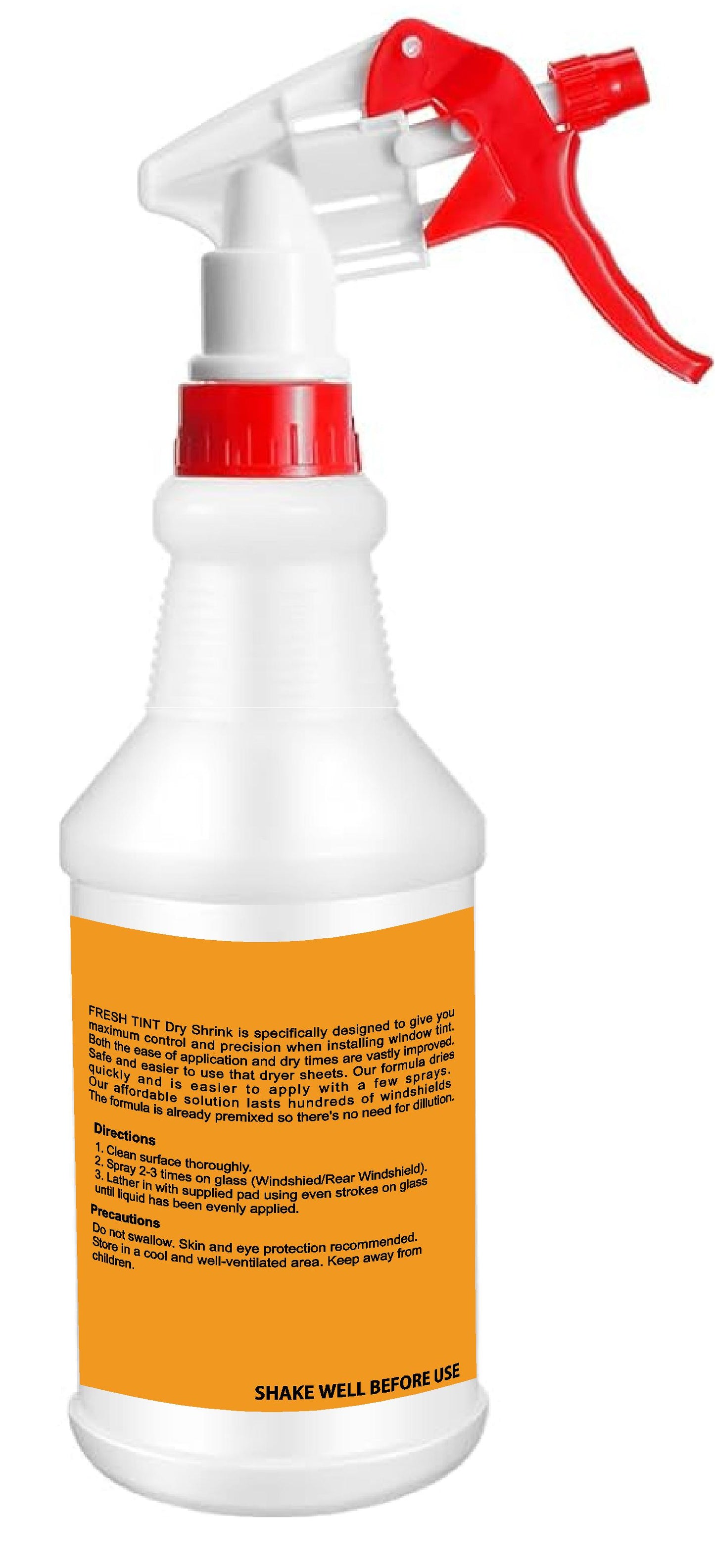 Fresh Tint Dry Shrink - Window Film dry shrinking installation solution - Quicker and cleaner than dryer sheets